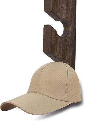 벽에 장착된 목재 베이스볼 캡 디스플레이 및 실크 스크린 프린팅으로 저장하는 랙