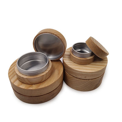 사용자 지정 로고 비어있는 항아리에 대한 생분해 가능한 대나무 화장품 항아리 친환경 디자인