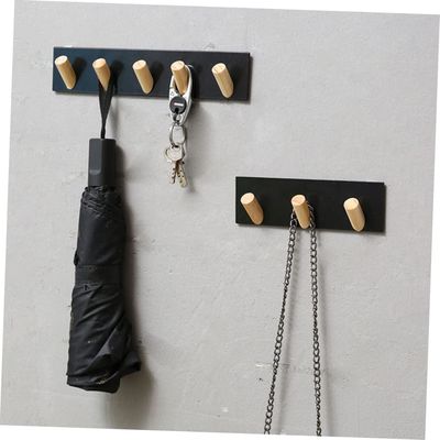 벽에 장착 된 촌스러운 열쇠 갈고리 사무실 건물용 철판 7.75 "L x 7.75" W x 48.5 "H