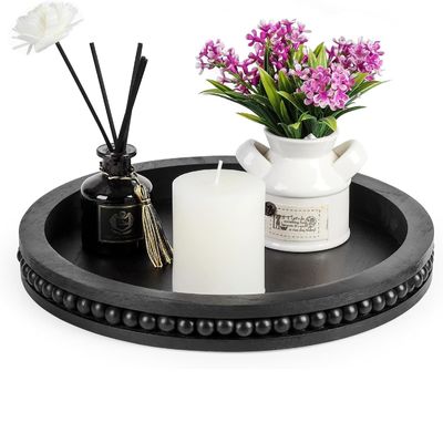 커피 테이블 및 농장 중앙 조각을위한 목재 장식 트레이 무료 샘플 요금