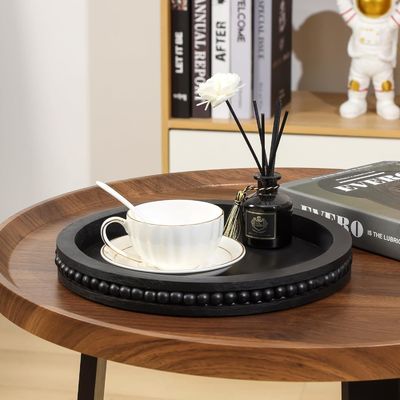 커피 테이블 및 농장 중앙 조각을위한 목재 장식 트레이 무료 샘플 요금