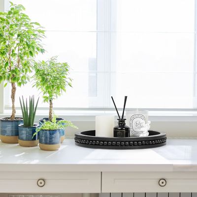 커피 테이블 및 농장 중앙 조각을위한 목재 장식 트레이 무료 샘플 요금