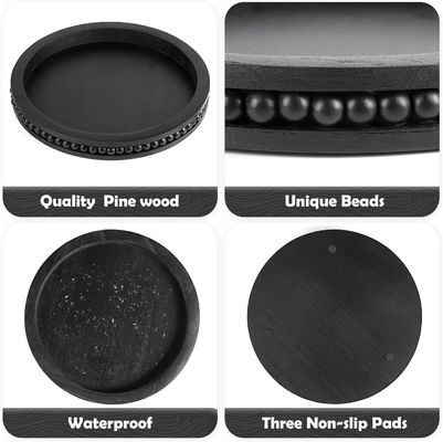 커피 테이블 및 농장 중앙 조각을위한 목재 장식 트레이 무료 샘플 요금