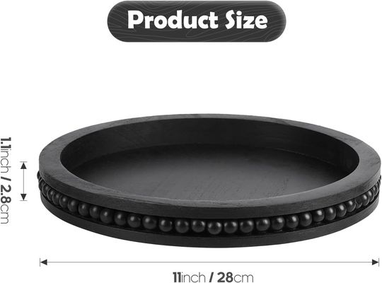 커피 테이블 및 농장 중앙 조각을위한 목재 장식 트레이 무료 샘플 요금