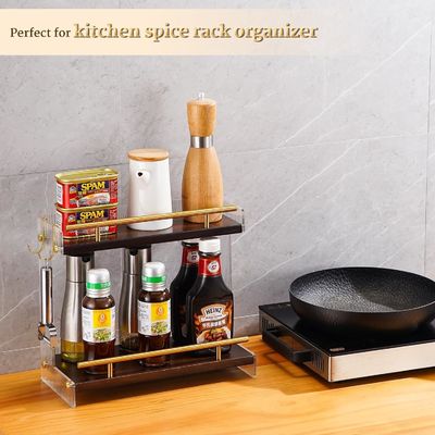 화장품 및 피부 관리용 목조 욕실 바니티 카운터 톱 조직기 2 차원 드레서