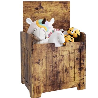 휴게실용 목재 입구 저장용품 상자 사용자 지정 로고 용납 장난감 저장 상자