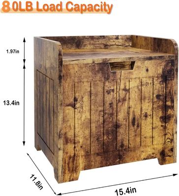 휴게실용 목재 입구 저장용품 상자 사용자 지정 로고 용납 장난감 저장 상자