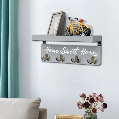 맞춤형 모양의 목재 키 홀더 벽 장착 키 핸더