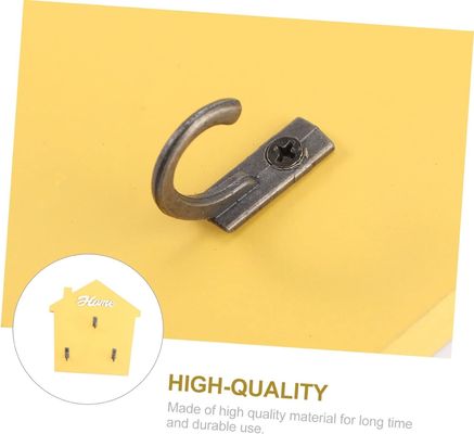 입구 자연 나무 색의 목재 톱니가 있는 진흙실 메일 홀더와 키 래크