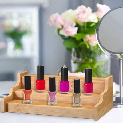 3 차원 대나무 확장 가능한 디스플레이 선반 선물 패키지 부엌 캐비닛 조직기 OEM / ODM