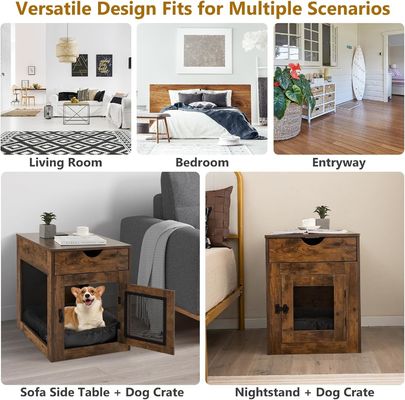 휴대가 가능한 쿠션과 보관 용납장과 함께 나무의 종말 테이블