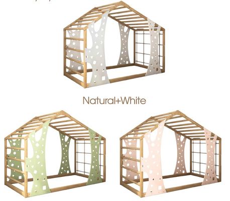 몬테소리 체육관 침실 정글 체육관 유아 침실 실내 놀이관 플랫폼 침실 요청에 따라 우편 포장 Y