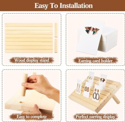 조직화 된 보석 표시 및 보관을위한 기능성 다기능 귀걸이 홀더