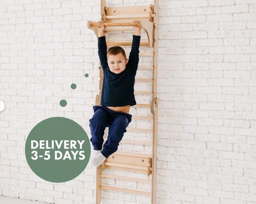 202405 스웨덴 사다리 4in1 트라이앵글 클라이머와 어린이 테이블과 함께 유아 등반 체육관