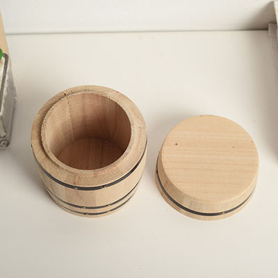 목재 평색 저장 배럴 당신의 선호도에 맞게 사용자 정의