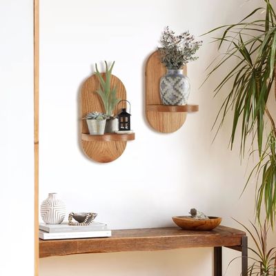 기능성 다기능 디자인 홈 오피스 디스플레이를 위한 목재 부동 선반