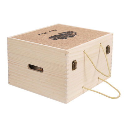 2-6 병 고형 나무 와인 상자 선물 주문 즉시 받아 들인다