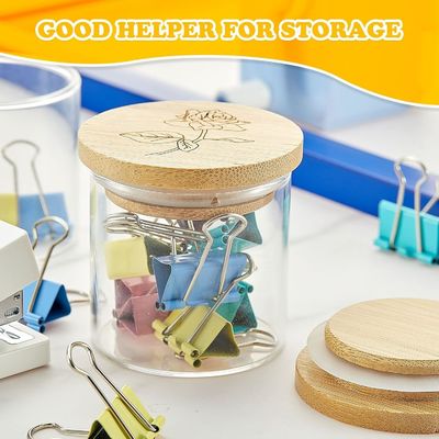 실리콘 밀폐 고리 가 있는 나무 평면 색의 대나무 잔 뚜??