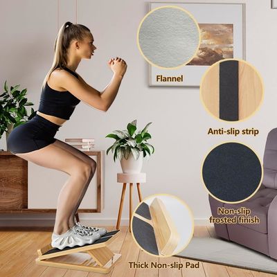 발가락 뻗기 및 발목 유연성을 위한 조정 가능한 기울기판