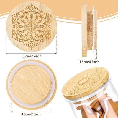 신선한 스타일 12 PC 목재 촛불 유리 요구르트 잔 뚜?? 가리 뚜??