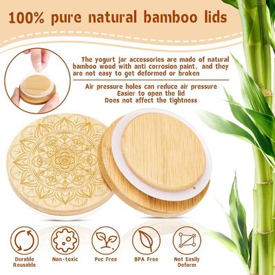 신선한 스타일 12 PC 목재 촛불 유리 요구르트 잔 뚜?? 가리 뚜??