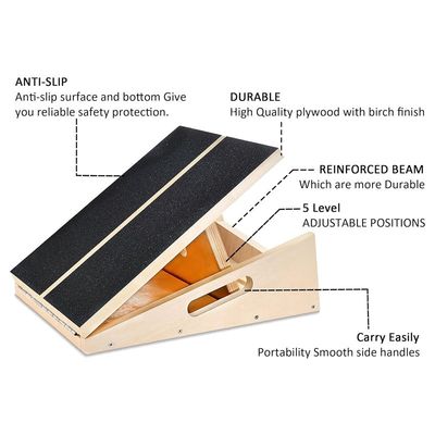 이 전문적인 슬랜트 보드와 발바닥 스트레치로 운동 습관을 향상시켜라