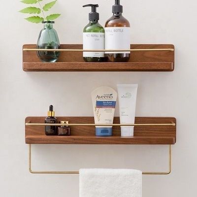 현대적인 스타일리시 벽 선반 매달린 보관 가구 금속 나무 거실 책상