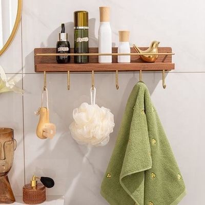 현대적인 스타일리시 벽 선반 매달린 보관 가구 금속 나무 거실 책상