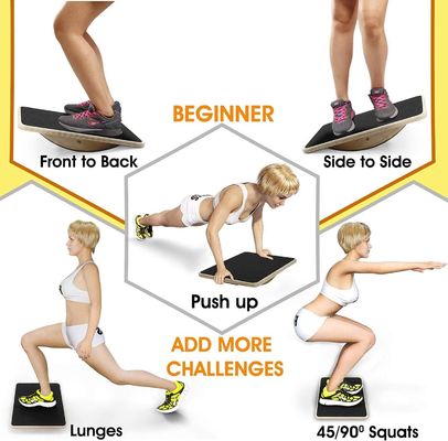 다리 운동용 전문 목재 균형 보드