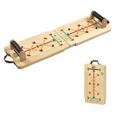 맞춤형 디자인 고형 목재 푸시업 보드 키트 플렛 바 저항 밴드 세트