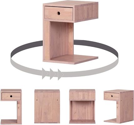 12.5 x 15.75 x 19.75 인치 1 개의 드로이와 함께 랭크 된 야간 테이블