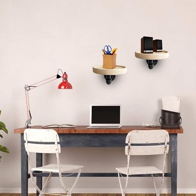 메일 포장 N 소형 둥근 떠있는 단단한 목재 각반