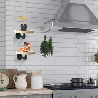 메일 포장 N 소형 둥근 떠있는 단단한 목재 각반