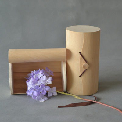 맞춤형 크기의 사각형 장식 빈 크리스마스 자연 비르크 나무 껍질 선물 포장 상자