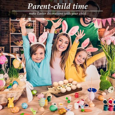 회전 가능한 목재 껍질 달걀 접시