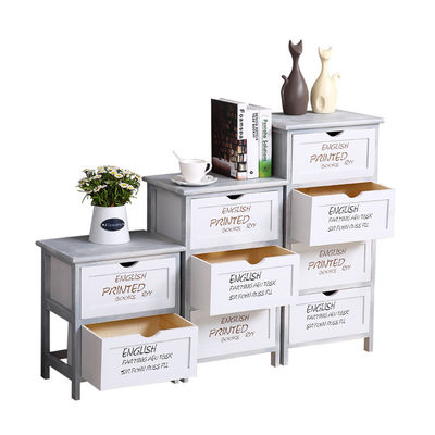 현대식 다채색 녹색 흰색 침실용 드로저 상자