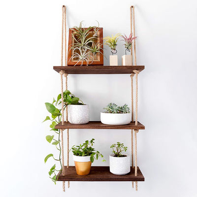 높은 양의 장점 주방 매달아 맞춤형 단단한 목재 시골 벽 선반