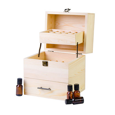 실용적인 목재 에센셜 오일 저장 상자