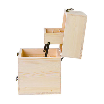 실용적인 목재 에센셜 오일 저장 상자