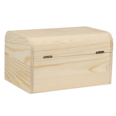 최신 인기 럭셔리 완성되지 않은 목재 보물 선물 상자 DIY 예술 프로젝트 공예품