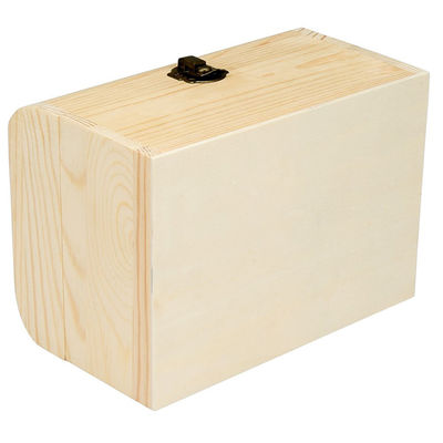 최신 인기 럭셔리 완성되지 않은 목재 보물 선물 상자 DIY 예술 프로젝트 공예품