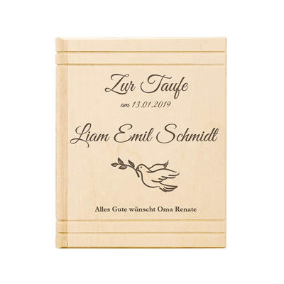 실크 스크린 인쇄 / 태운 최고 판매 사용자 지정 로고 나무 어린이 돈 절약 상자