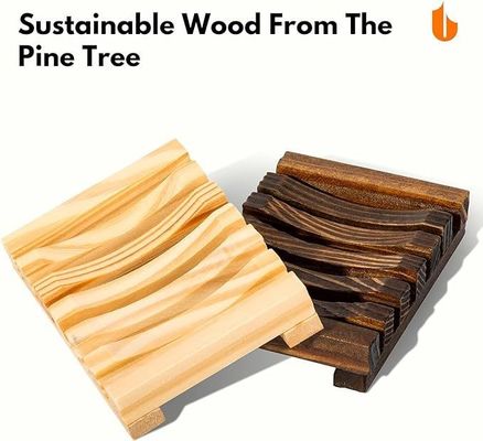 주식 인기가 19.88 X 14 X 2.5 인치 아카시아 구부러진 서비스 트레이 세트