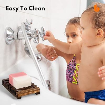 주식 인기가 19.88 X 14 X 2.5 인치 아카시아 구부러진 서비스 트레이 세트