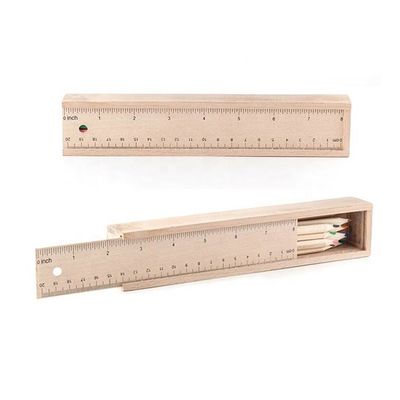 12 컬러 연필 학생 문구용 목재 연필 케이스 박스 주문 받아