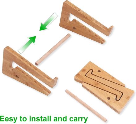 나무 벽 셰프 장식 설명 노트북 스탠드 모든 노트북과 호환