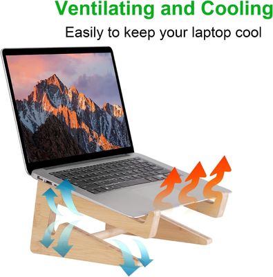 나무 벽 셰프 장식 설명 노트북 스탠드 모든 노트북과 호환