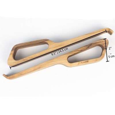 맥북용 목재 노트북 홀더 공간 절약 및 세련된 책상 액세서리