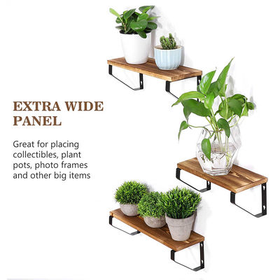 가구 필수품 춘천 비탈럭스 고형 표면 나무 떠있는 벽 선반 세트 3개