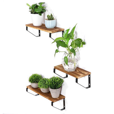 가구 필수품 춘천 비탈럭스 고형 표면 나무 떠있는 벽 선반 세트 3개